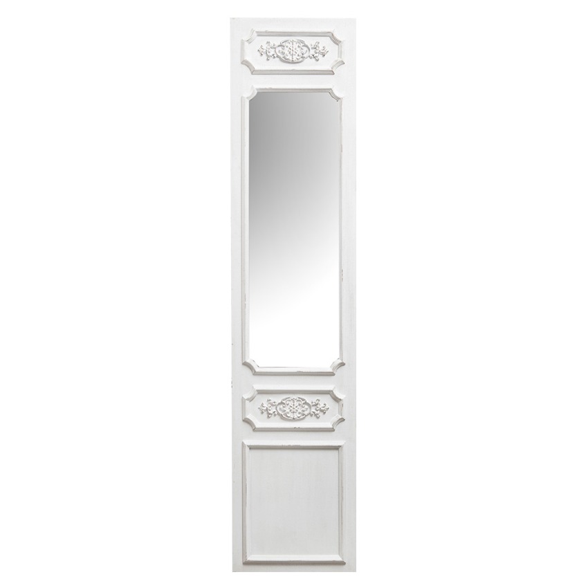 꼬떼따블 21229 앙부와즈 스톤그레이 엔틱 화이트 전신 거울 벽거울