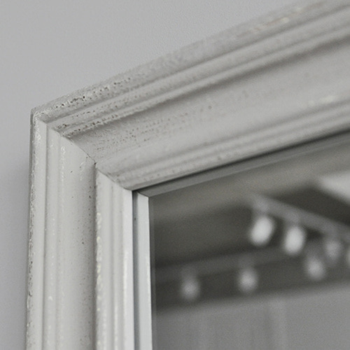 꼬떼따블 러스티 직사각 엔틱 그레이 창문형 프렌치 엔틱 벽거울 (60x90) 가로 세로 양방향