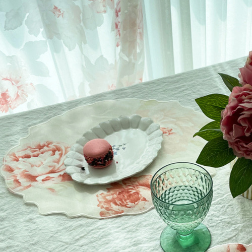 신상[6월상반기결산SALE] 블랑슈아 블루밍 플라워 핑크 테이블 식탁 플레이스 매트
